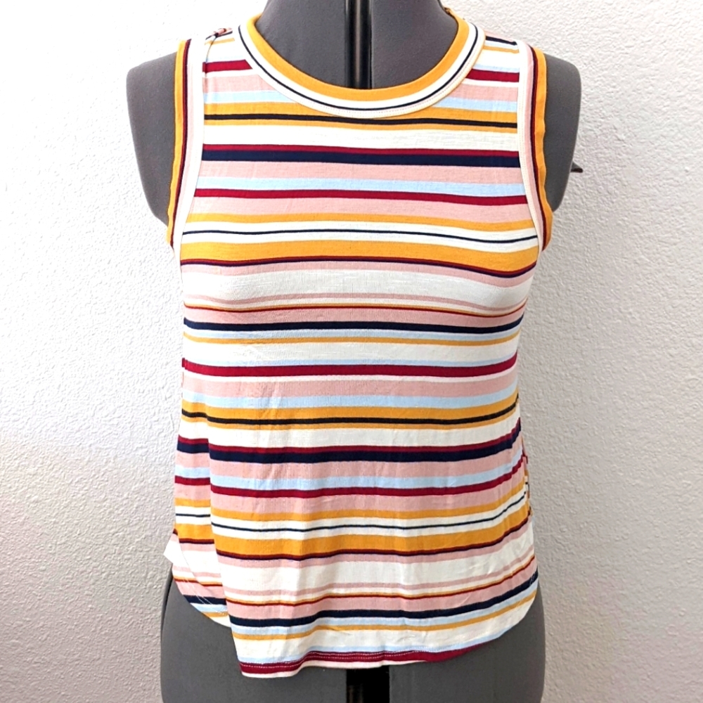 Hiatus Colorful Striped Tank Top
